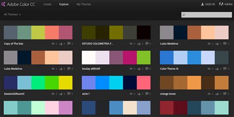 mega farbpalette|Create beautiful palettes with Adobe Color.